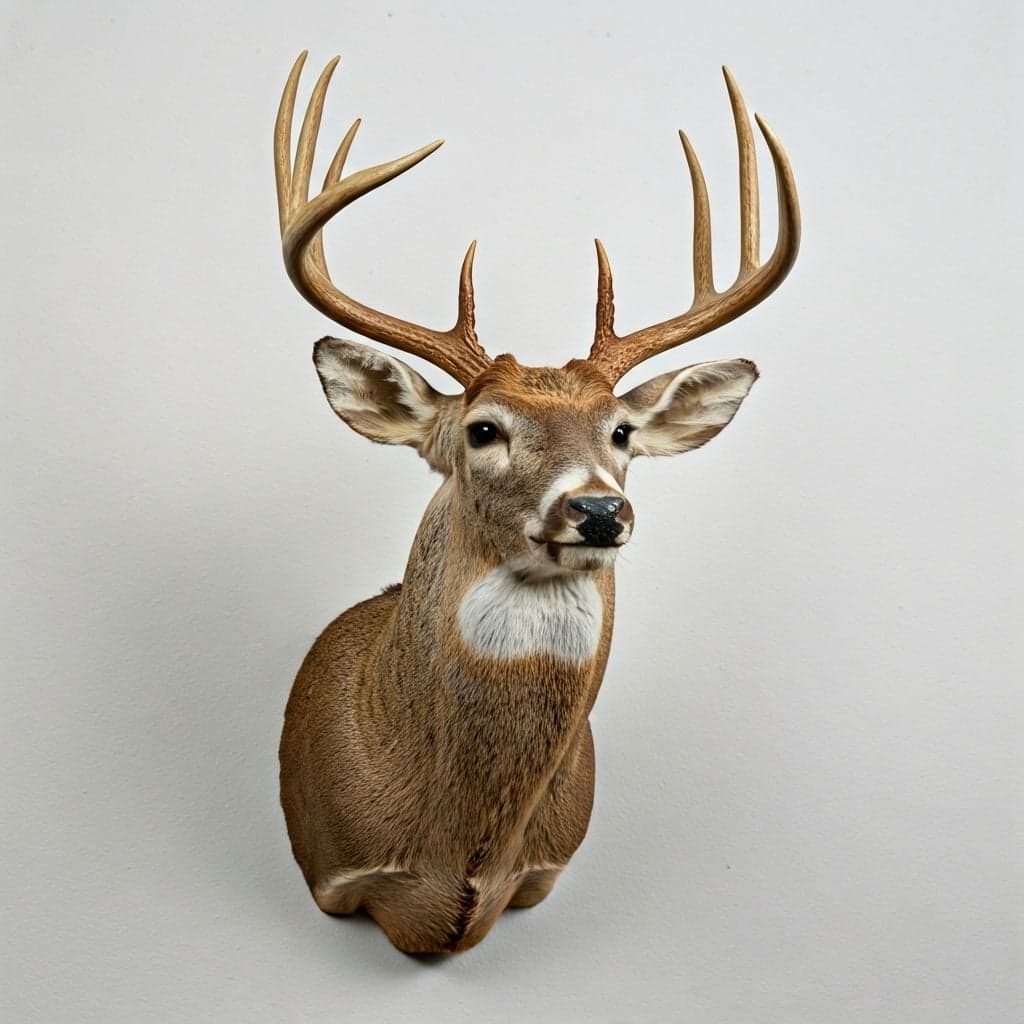 Whitetail deer shoulder mount
